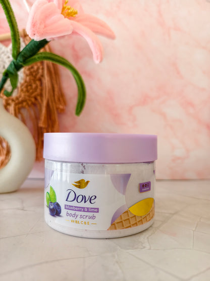 Dove Body Scrub Blueberry &Lime