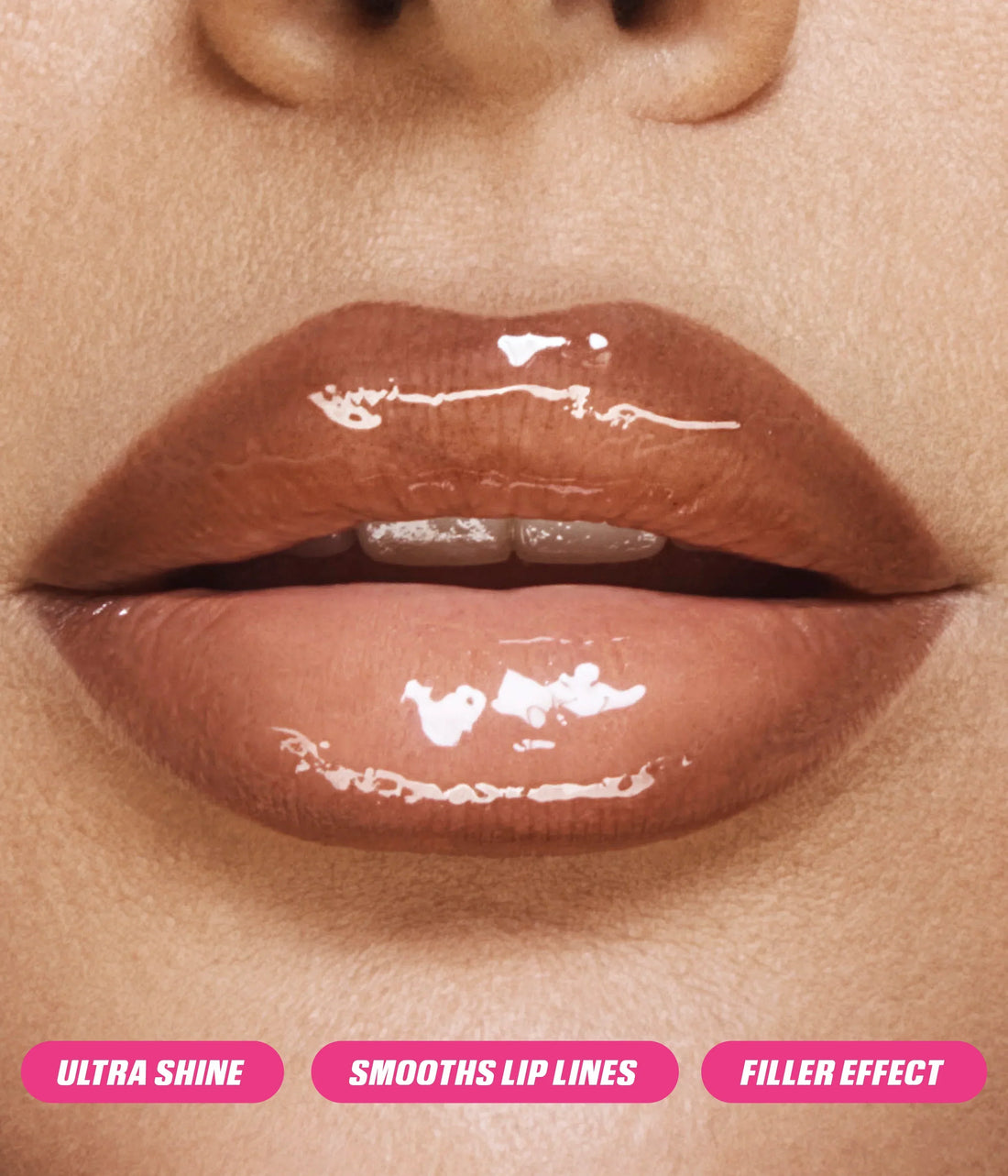 Huda Beauty Mini Faux Filler Lip gloss Foxy 1.9ml
