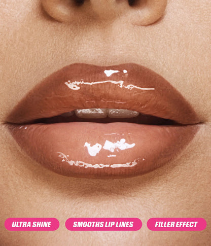 Huda Beauty Mini Faux Filler Lip gloss Foxy 1.9ml