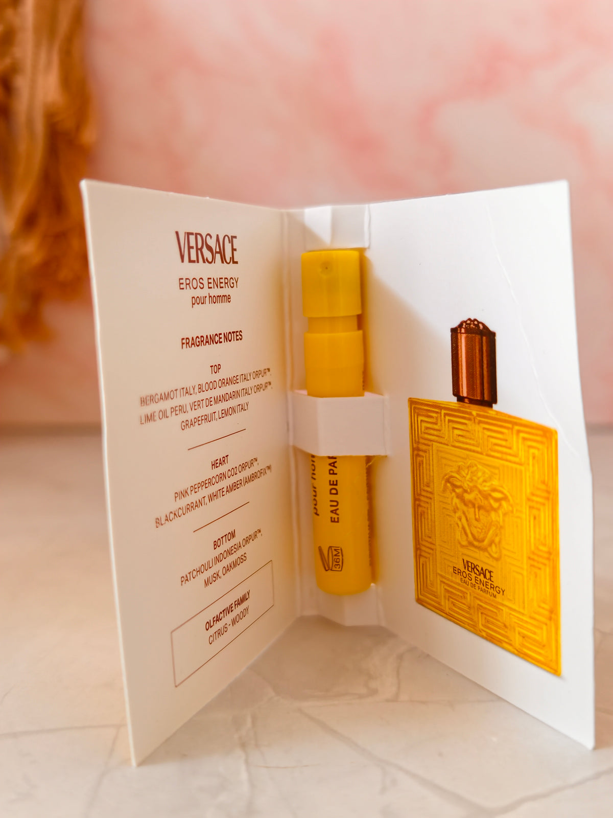 Sample size Versace Eros Energy 1ml