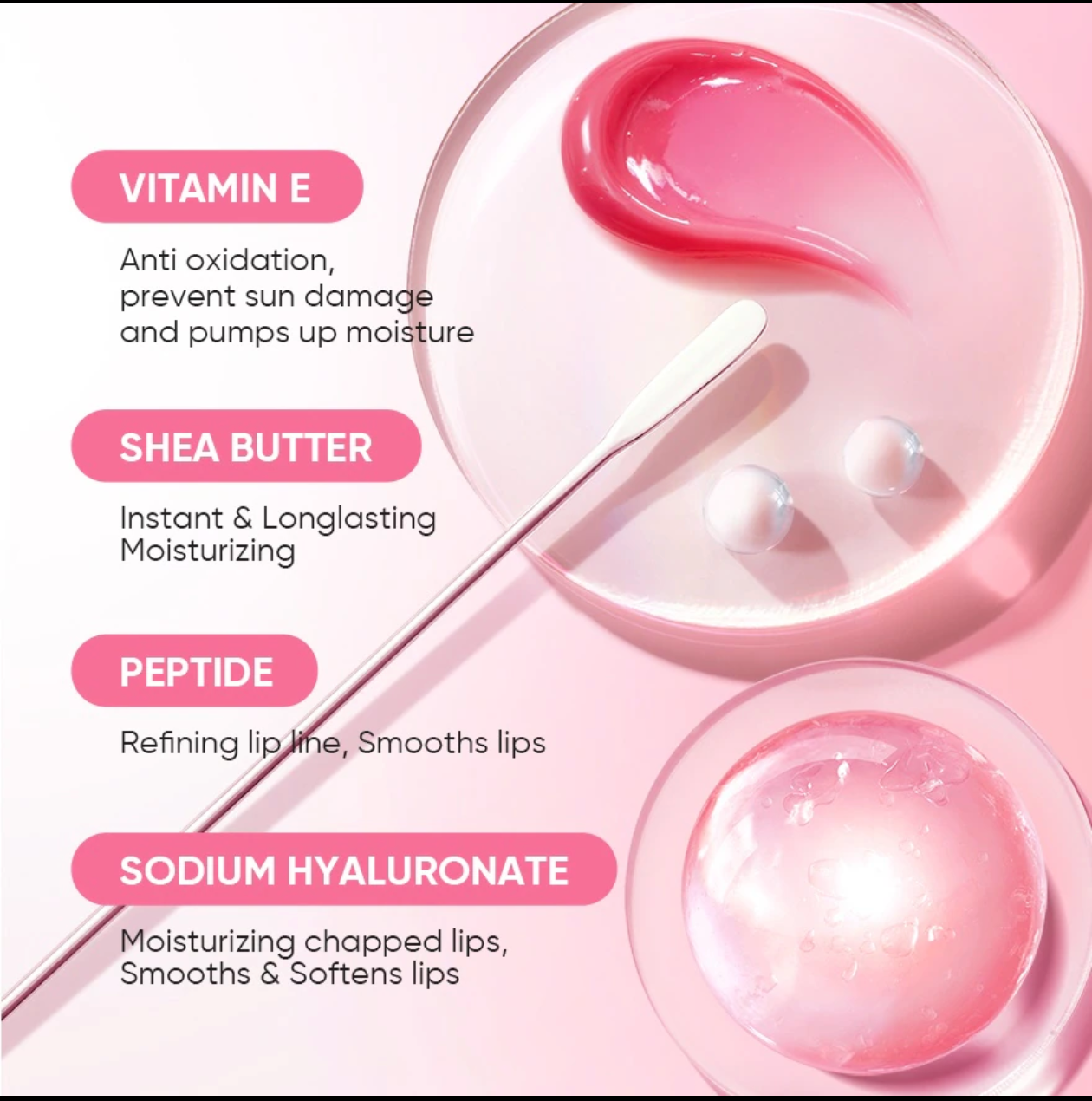 Skintific Brightening Lip Serum Cherry Red