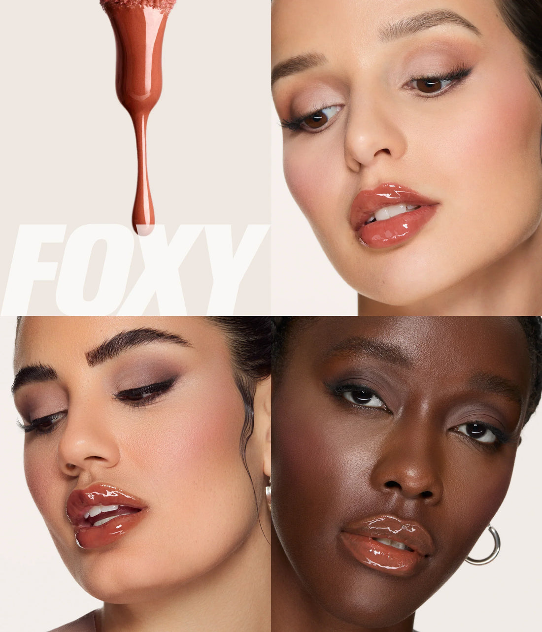 Huda Beauty Mini Faux Filler Lip gloss Foxy 1.9ml