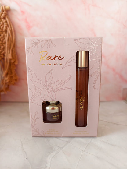 Mini Rare Eau de parfum set with vanilla and caramel