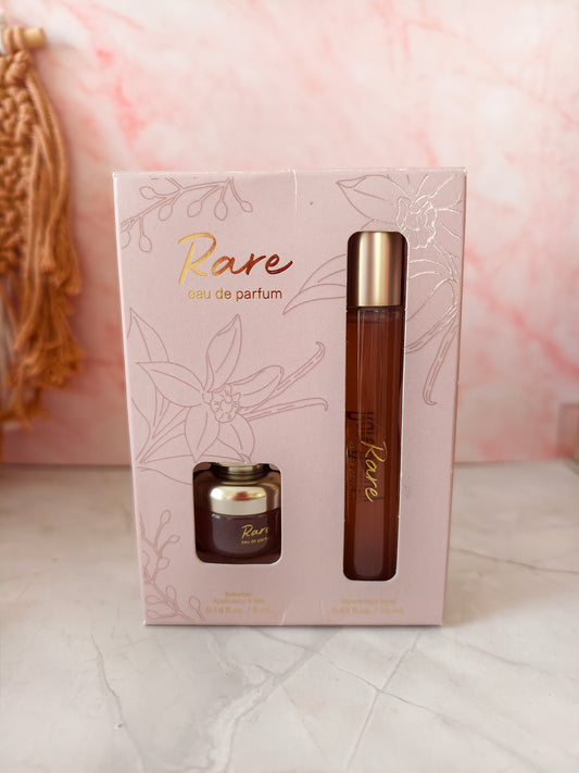 Mini Rare Eau de parfum set with vanilla and caramel