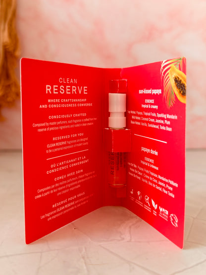 Sample size Clean Reserve Sun-Kissed Papaya 1.5ml