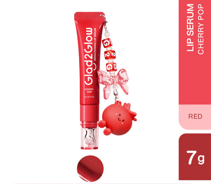 Glad2glow Brightening Charm Lip Serum Cherry Pop